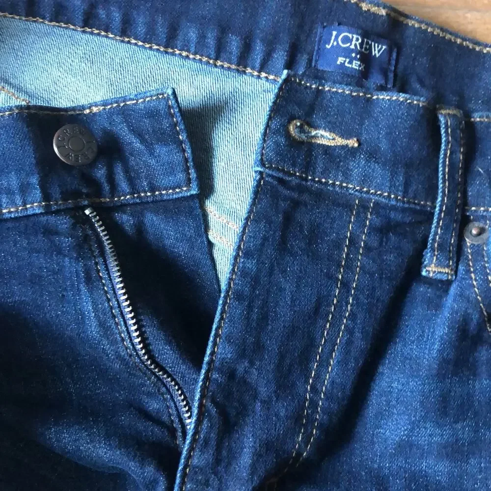 NWT J. Crew Flex Athletic blue jeans 30X32